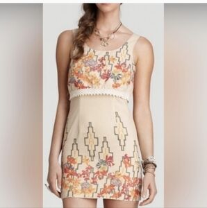 Free People Big Bang Metallic Dress Size 6